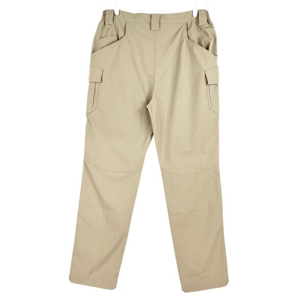 Flexcamo Tactical Series Men's Stretch Elastic Waist Beige Cargo Pants XL-32 NWT - Picture 2 of 12